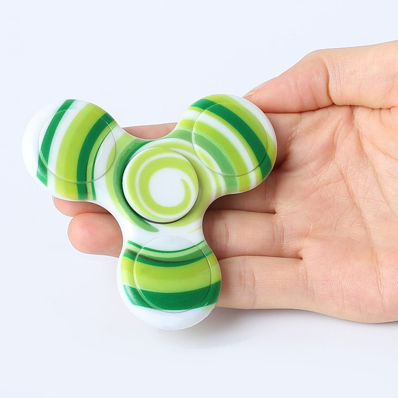 Anti-stress Toy Plastic Patterned Fidget Spinner