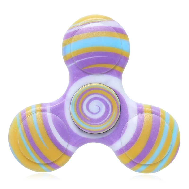 Anti-stress Toy Plastic Patterned Fidget Spinner