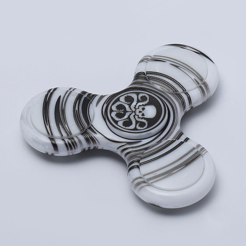 Anti-stress Toy Plastic Patterned Fidget Spinner