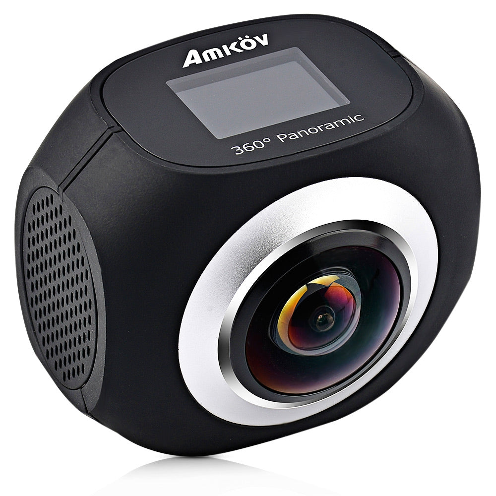 Amkov AMK360S 2.7K Remote Control WiFi Action Camera