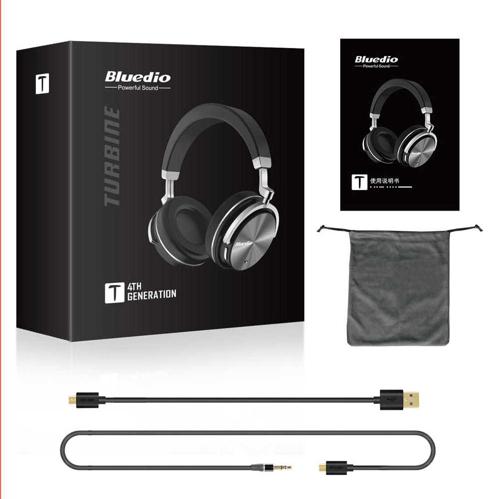 Bluedio T4 Portable Noise Cancelling Bluetooth Headphones