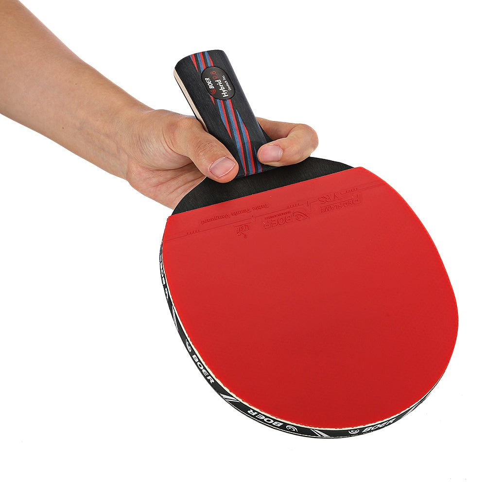 BOER Lightweight Table Tennis Ping Pong Racket Paddle