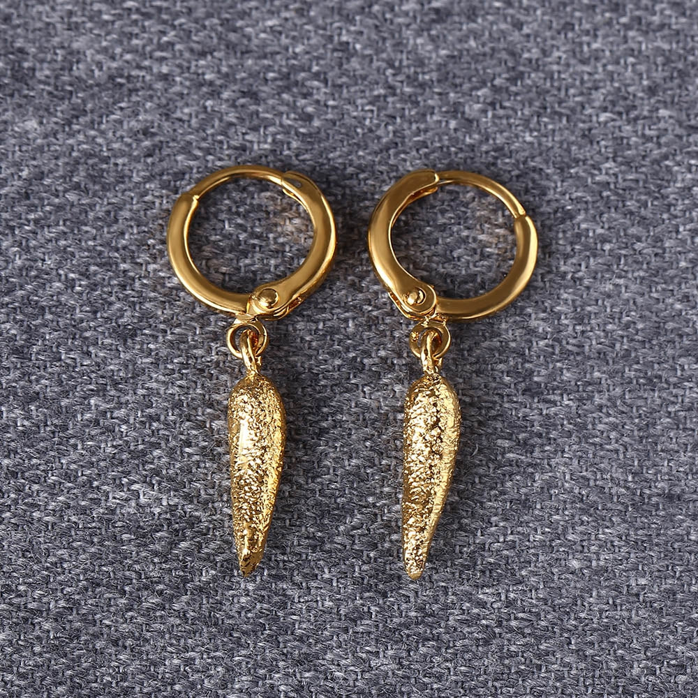 18K Electroplate Gold Color Little Pepper Earrings for Women
