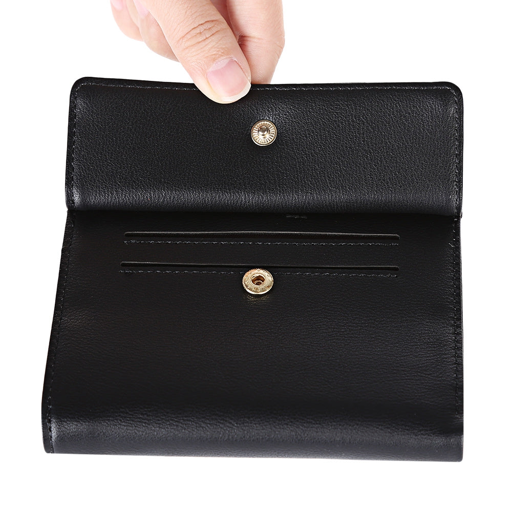 Baellerry Stylish PU Leather Card Holder Short Wallet Coin Purse for Women