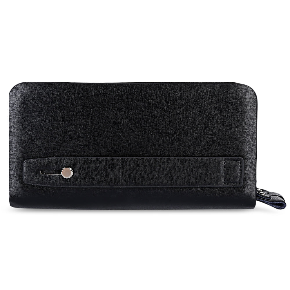 Baellerry Stylish Portable Large Capacity Multifunction Double Layers Wallet Clutch Bag for Men