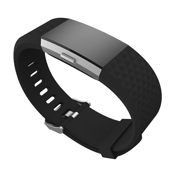 Diamond Pattern Wristband Replacement Strap for Fitbit Charge 2