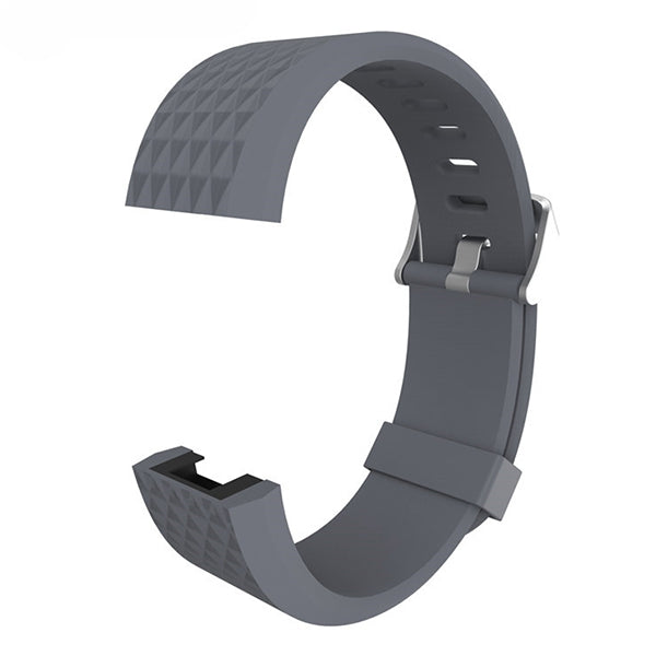 Diamond Pattern Wristband Replacement Strap for Fitbit Charge 2