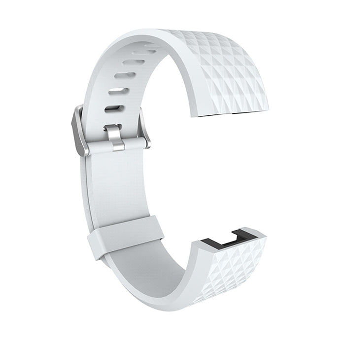 Diamond Pattern Wristband Replacement Strap for Fitbit Charge 2