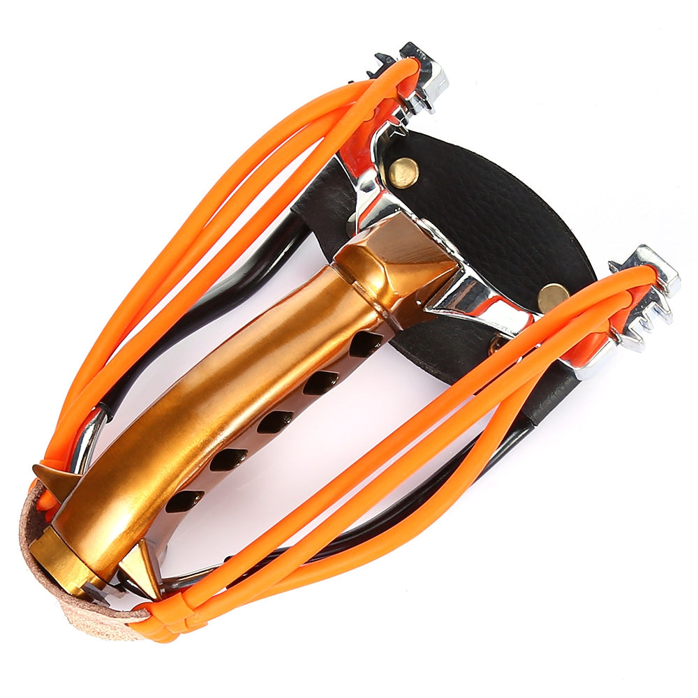 Compact Aluminum Alloy Wrist Slingshot with Magnet for Hunting Training