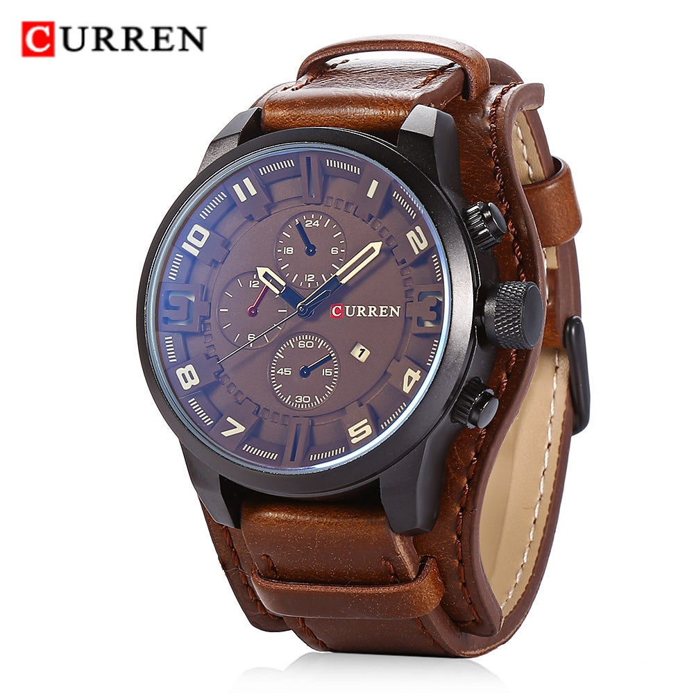 CURREN 8225 Casual Decorative Sub-dial Male Quartz Watch