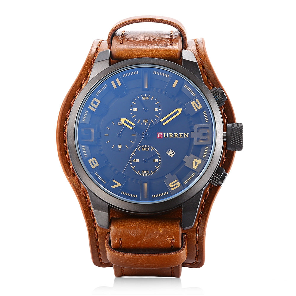 CURREN 8225 Casual Decorative Sub-dial Male Quartz Watch