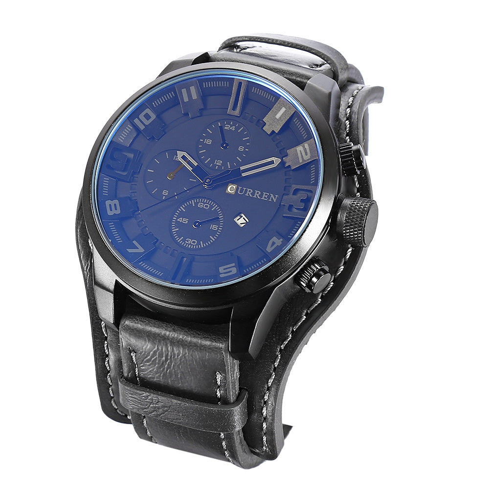 CURREN 8225 Casual Decorative Sub-dial Male Quartz Watch