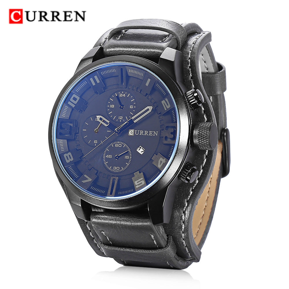 CURREN 8225 Casual Decorative Sub-dial Male Quartz Watch