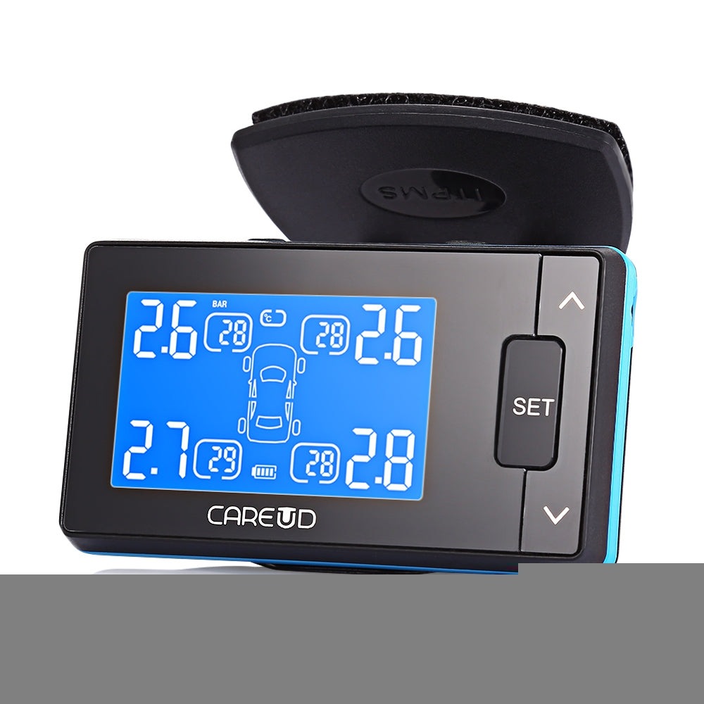 CAREUD U902 NF+ LCD Display Car Tire Pressure Monitoring System with Four Wireless Internal Sensor