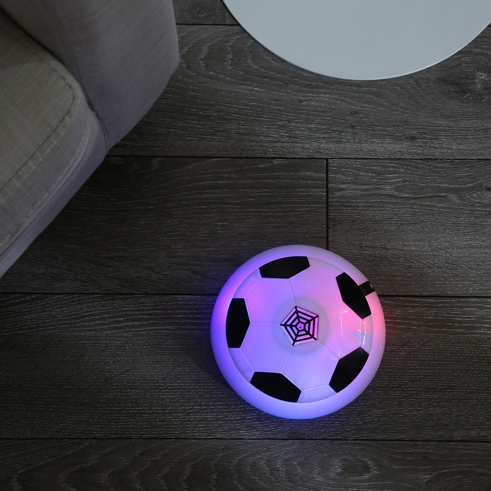 Air Power Soccer Disc LED Lights Kids Gliding Hover Football