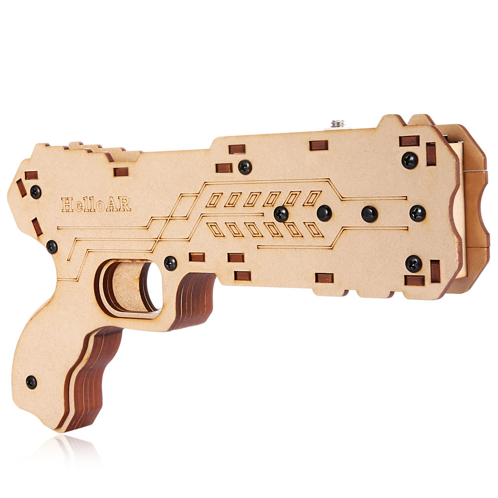 Bluetooth 4.0 AR Pine Wood Gun for Augmented Reality 3D Games