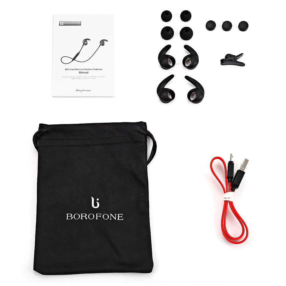 BOROFONE BE5 Waterproof Bluetooth 4.2 Sports Headphones with Microphone On-ear Control