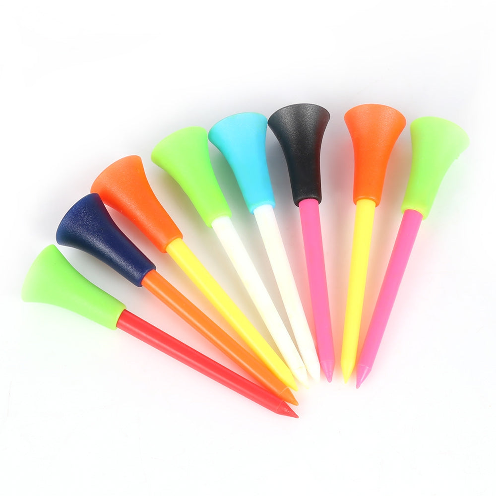Dominant 50pcs 83MM Double Layer Multicolor Golf Tee