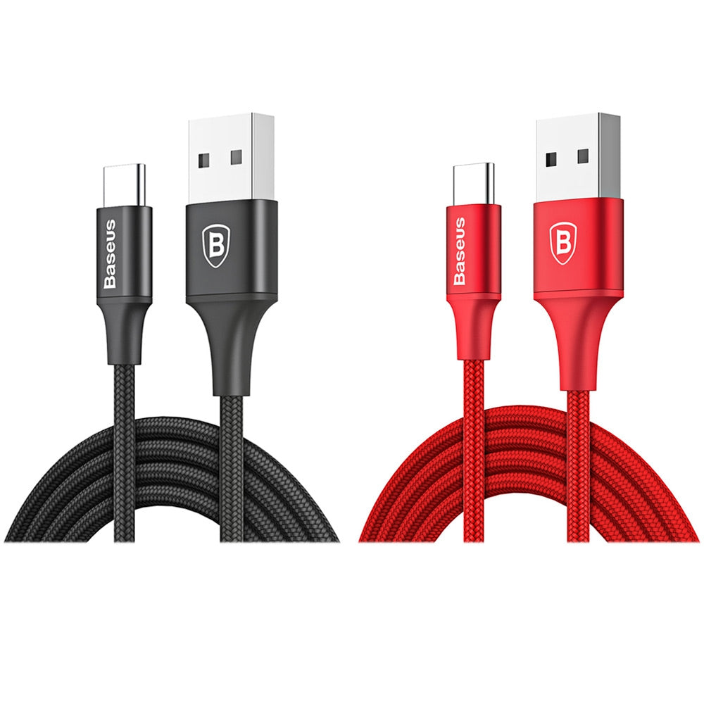 Baseus Rapid Series Type-C Data Cable with Indicator Light 2M
