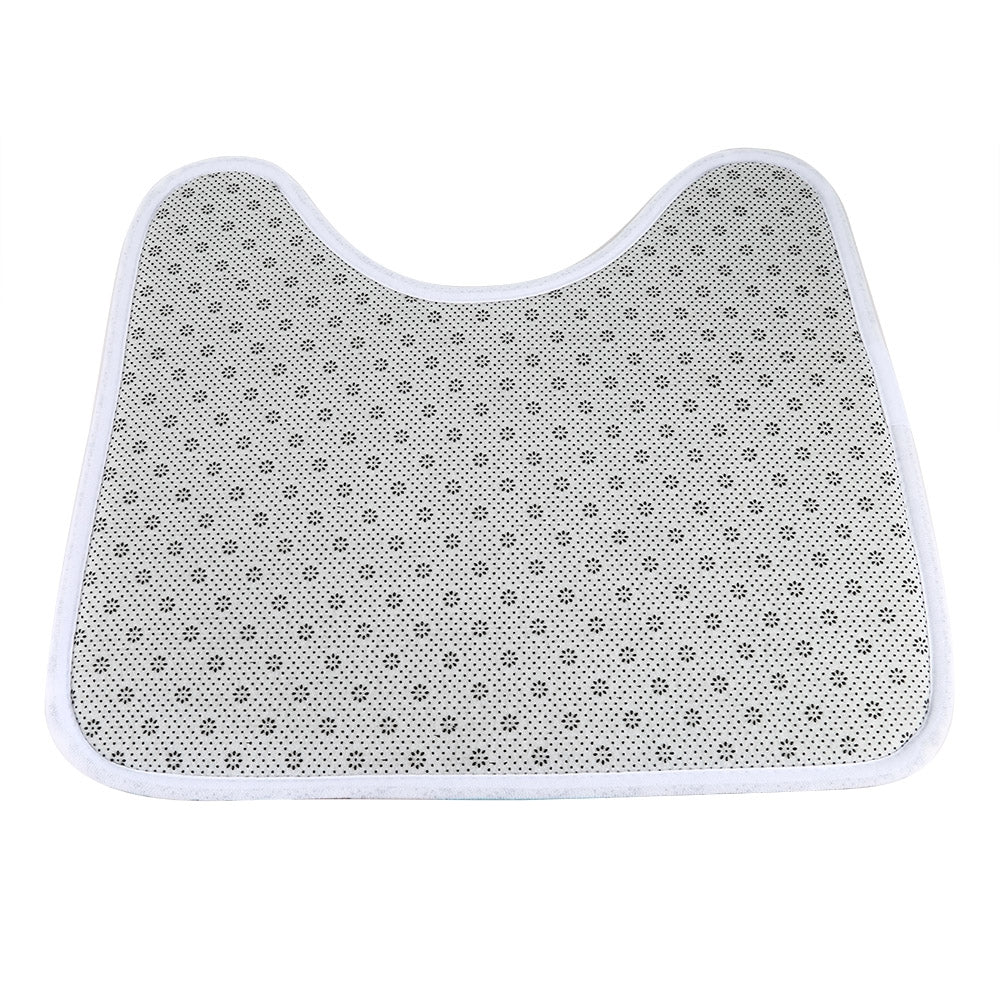 2 PCS Floor Mat Toilet Seat Decoration Pad