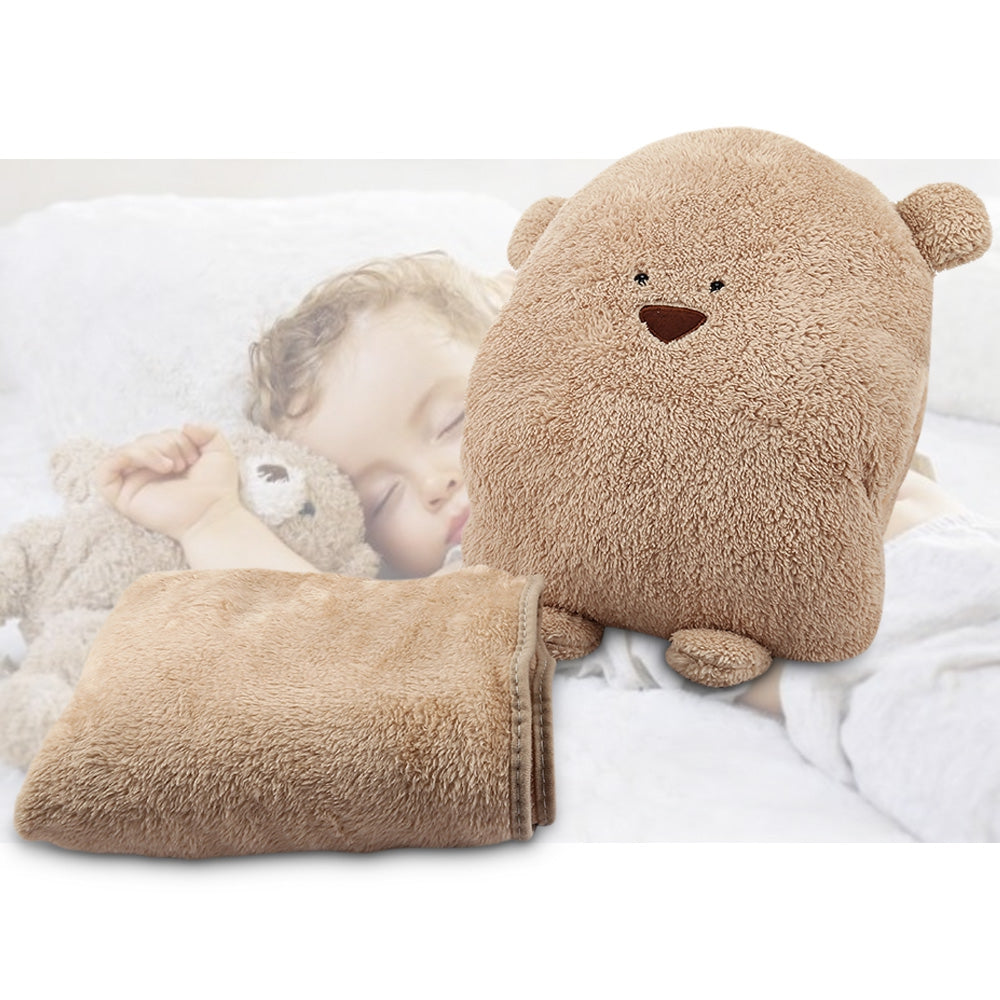 Cartoon Plush Doll Toy Nap Pillow Blanket