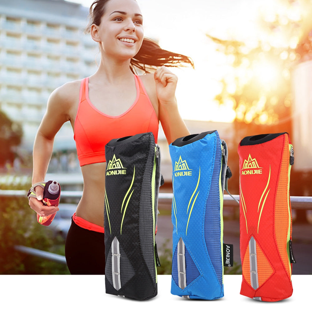 AONIJIE Outdoor 500ML Running Handheld Water Bottle Bag