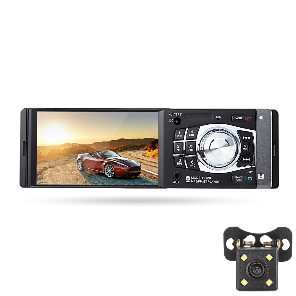 4012B 4.1 inch Car MP5 Vehicle-mounted Radio Multimedia Player Audio Video Rear Camera Remote Co...