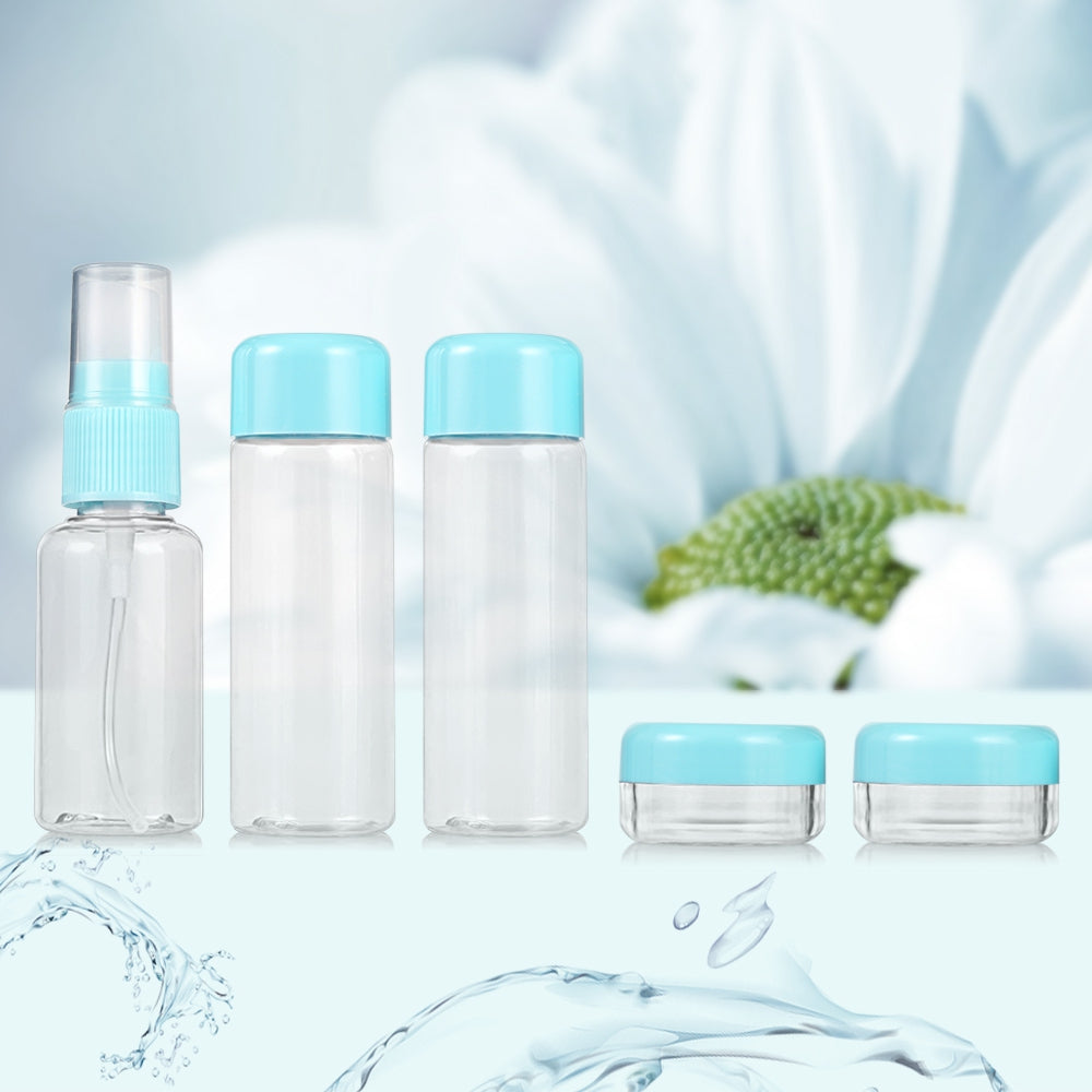 7pcs Travel Bottles Toiletries Liquid Containers