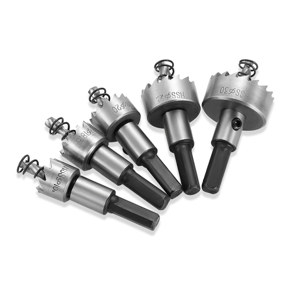 5pcs High Speed Steel Drill Bit Hole Saw Tooth Cutter Tool