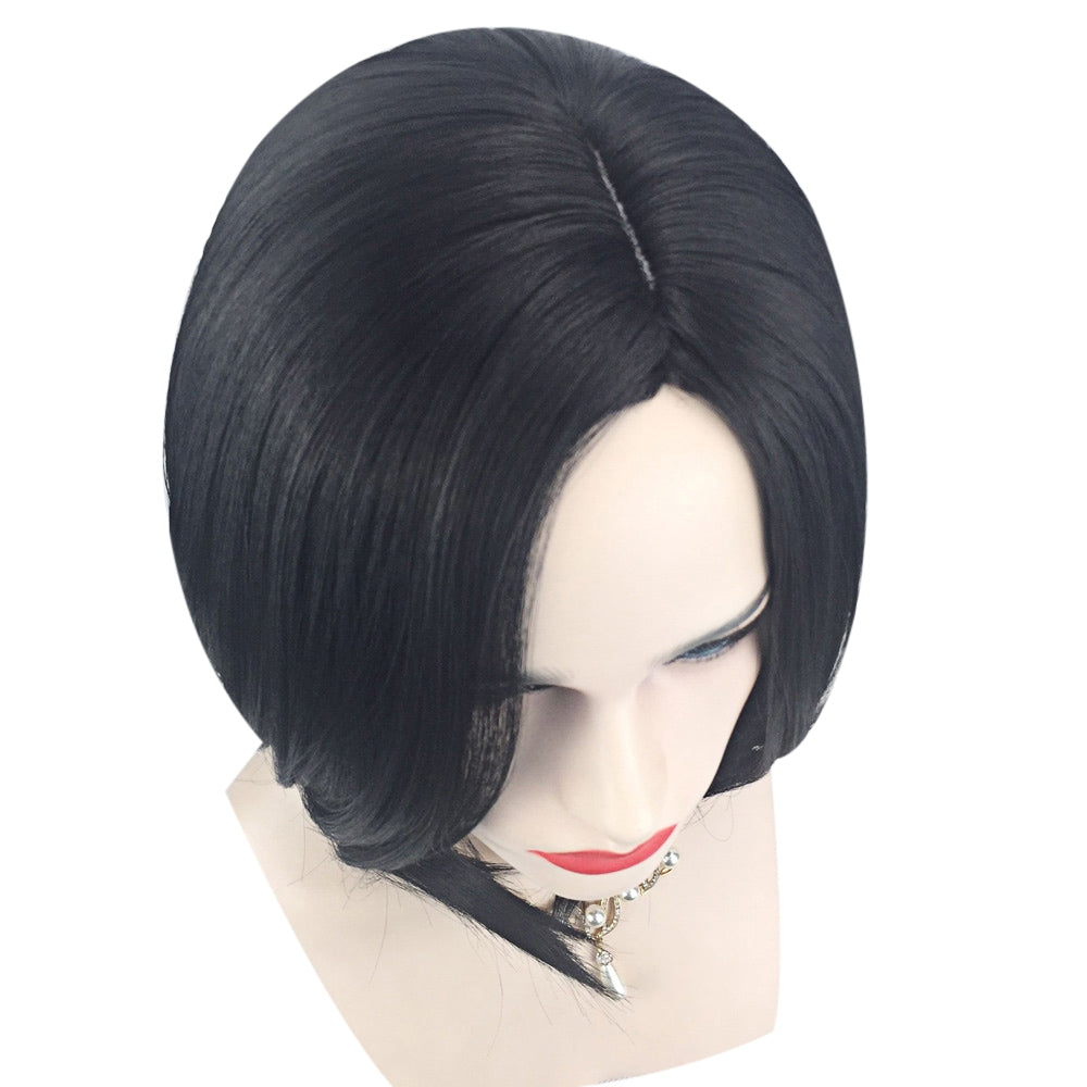 Adiors Side Parting High Low Short Bob Straight Synthetic Wig