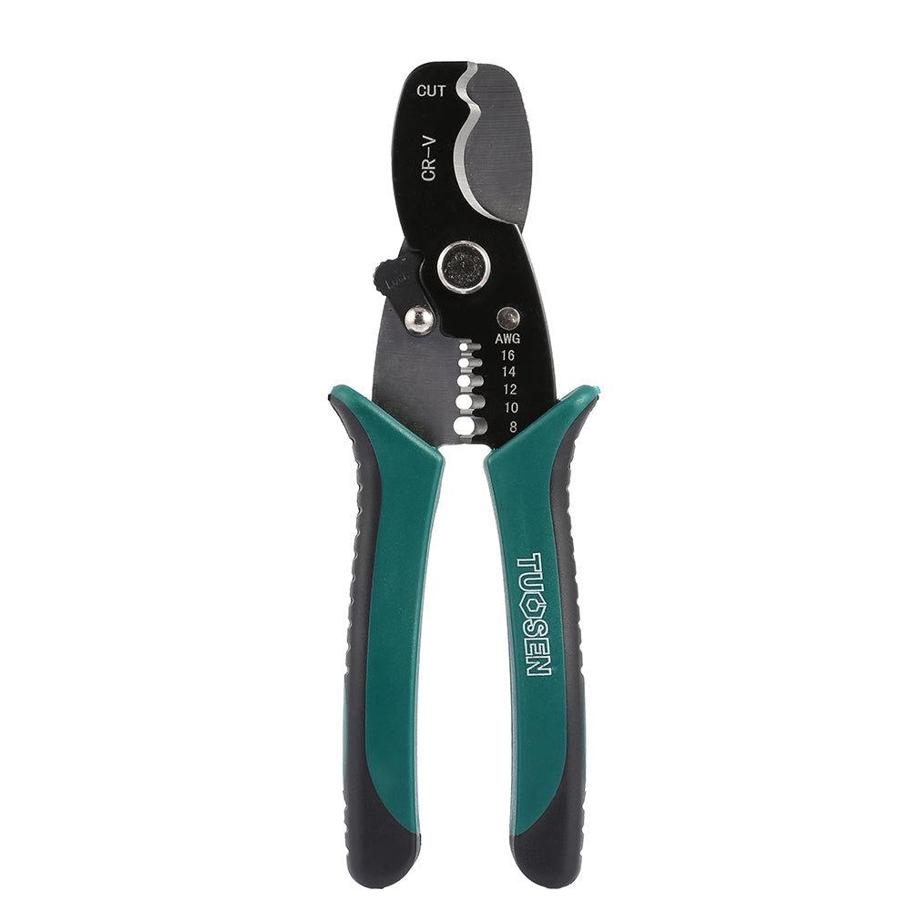 8 inch Cable Wire Cutter Stripper Multi-functional Stripping Pliers