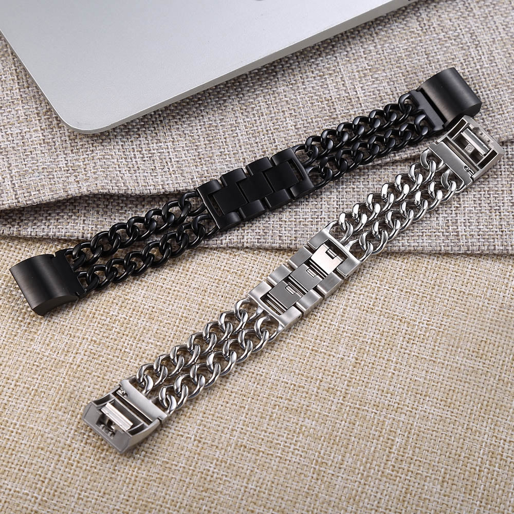 20mm Stainless Steel Strap for Fitbit Charge 2 Smart Bracelet