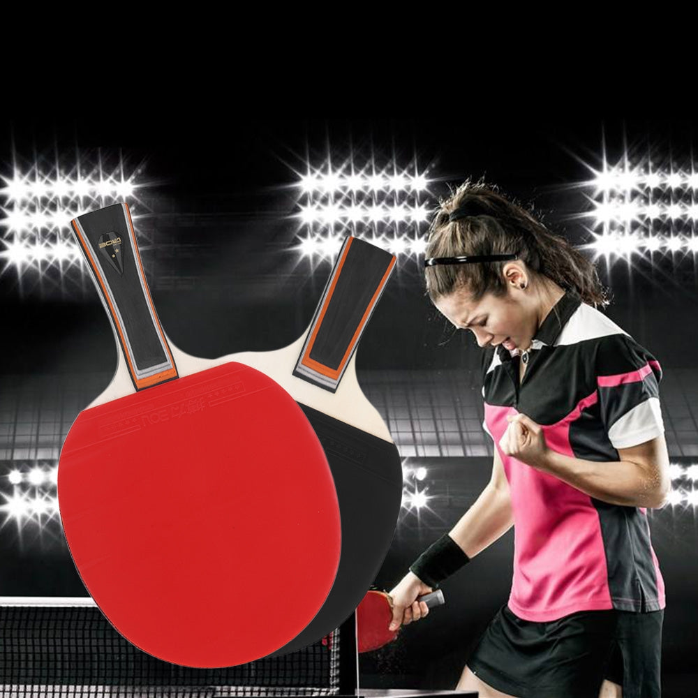 BOLI Two Star Table Tennis Ping Pong Racket Set