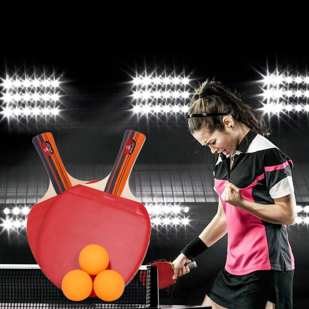 BOLI A09 2pcs / Set Table Tennis Ping Pong Racket with Ball