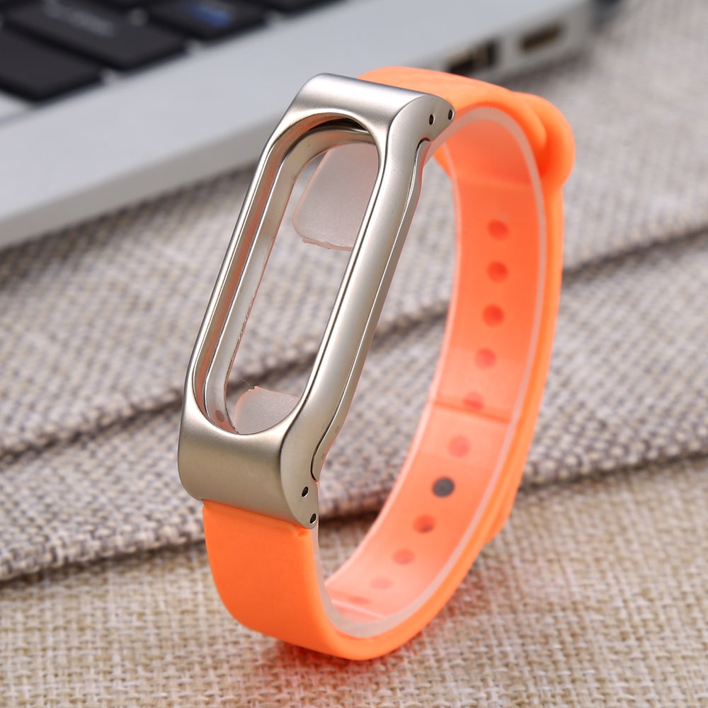 14mm TPE Strap for Xiaomi Mi Band 2 Snap-on Back