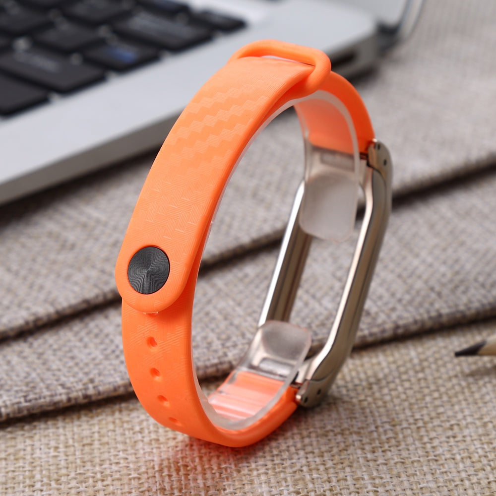 14mm TPE Strap for Xiaomi Mi Band 2 Snap-on Back