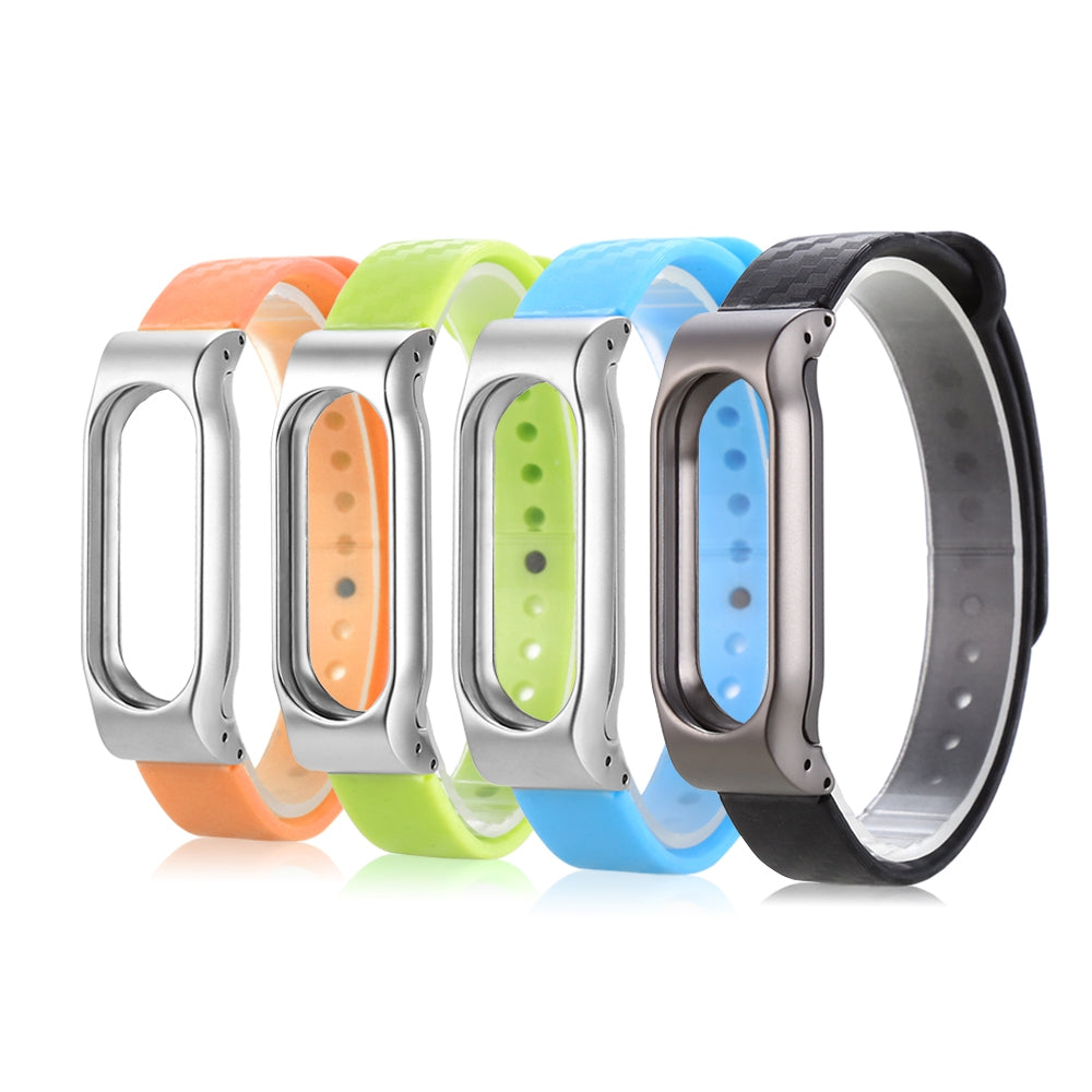14mm TPE Strap for Xiaomi Mi Band 2 Snap-on Back