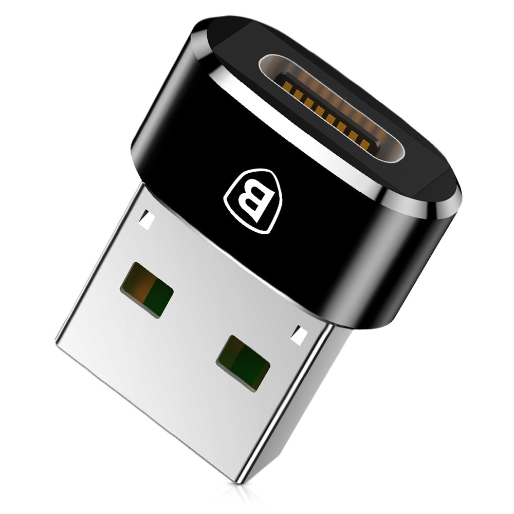 Baseus Mini Male USB to Female Type-C Converter Adapter