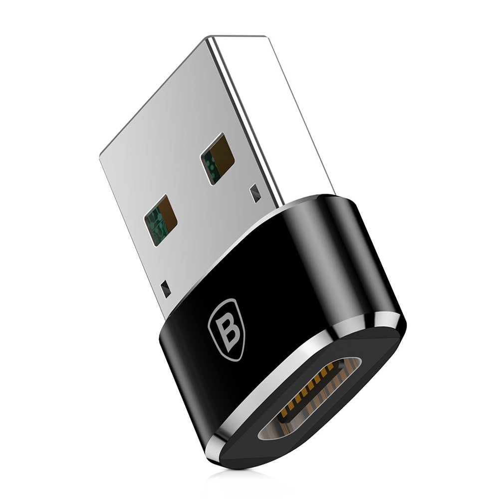 Baseus Mini Male USB to Female Type-C Converter Adapter