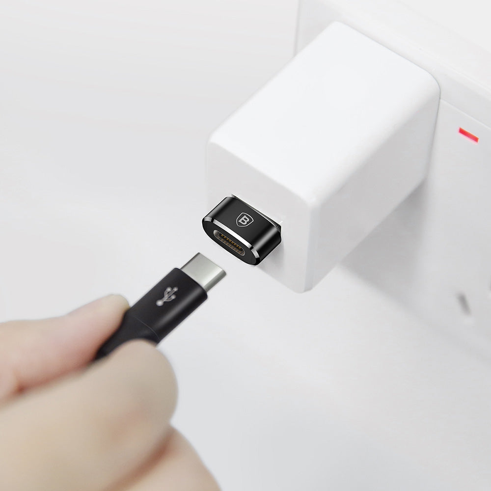 Baseus Mini Male USB to Female Type-C Converter Adapter