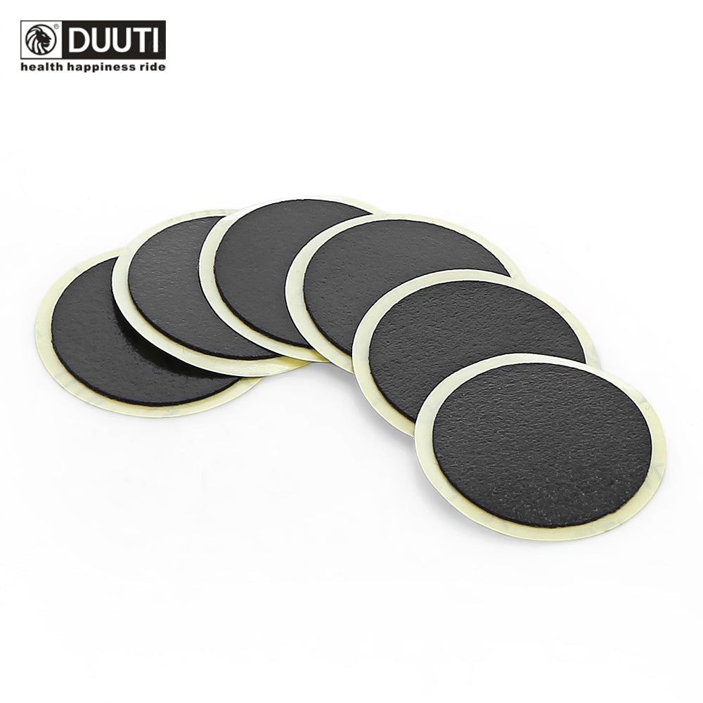 DUUTI 6pcs Bike Tire Tube No-glue Rubber Patch with File