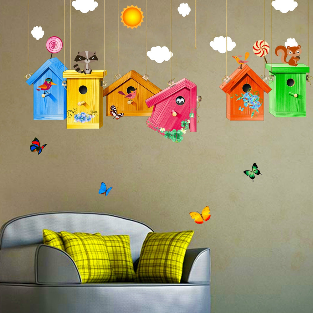 Birdcage Removable Wall Sticker Baby Room Nursery Decor