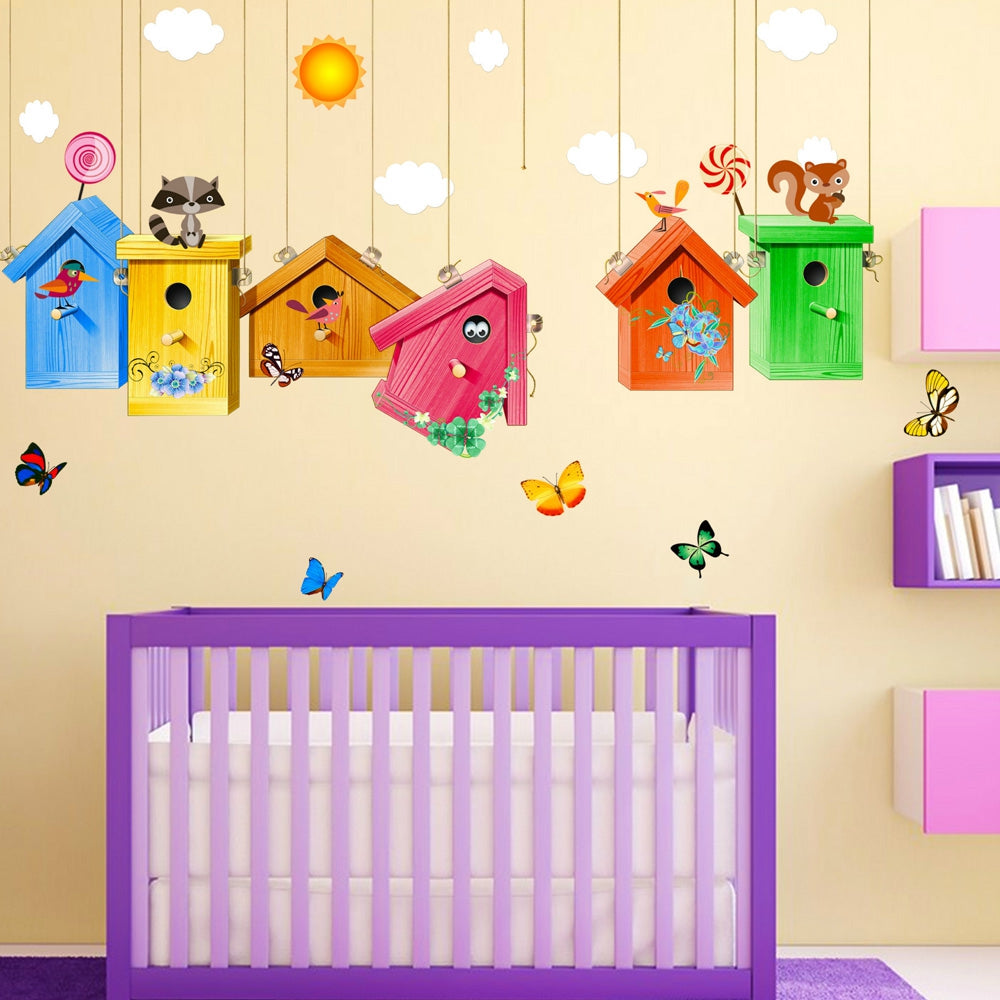 Birdcage Removable Wall Sticker Baby Room Nursery Decor