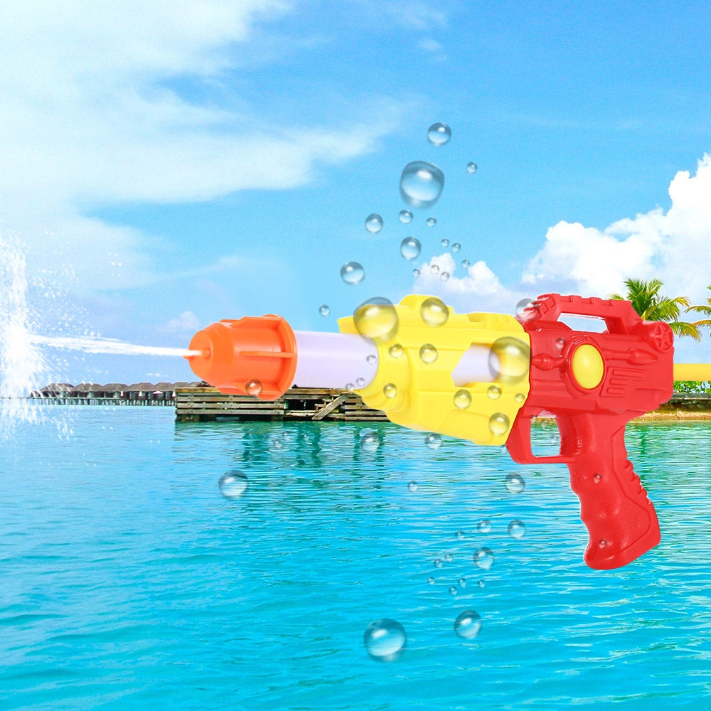 Cartoon 1L Backpack Pull Water Gun Soaker Squirt Blaster Toy