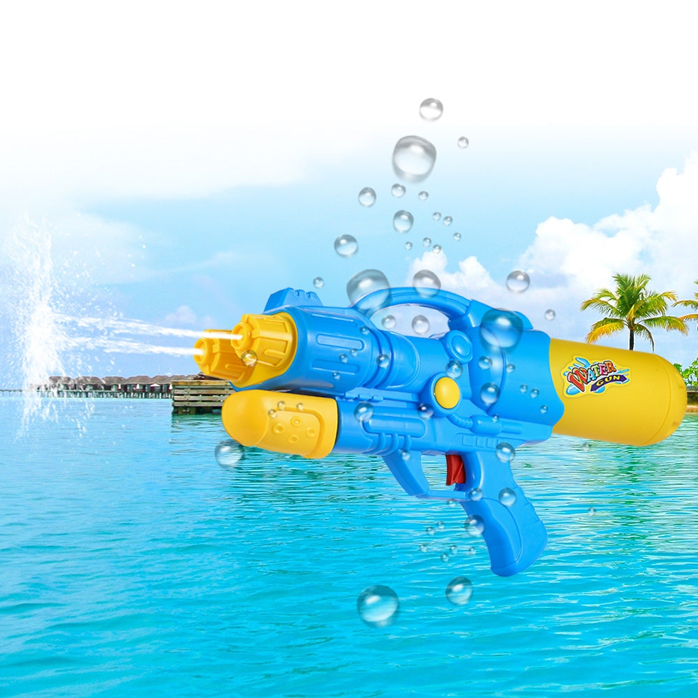 Dual Hole Nozzle Pull Water Gun Soaker Squirt Blaster Toy