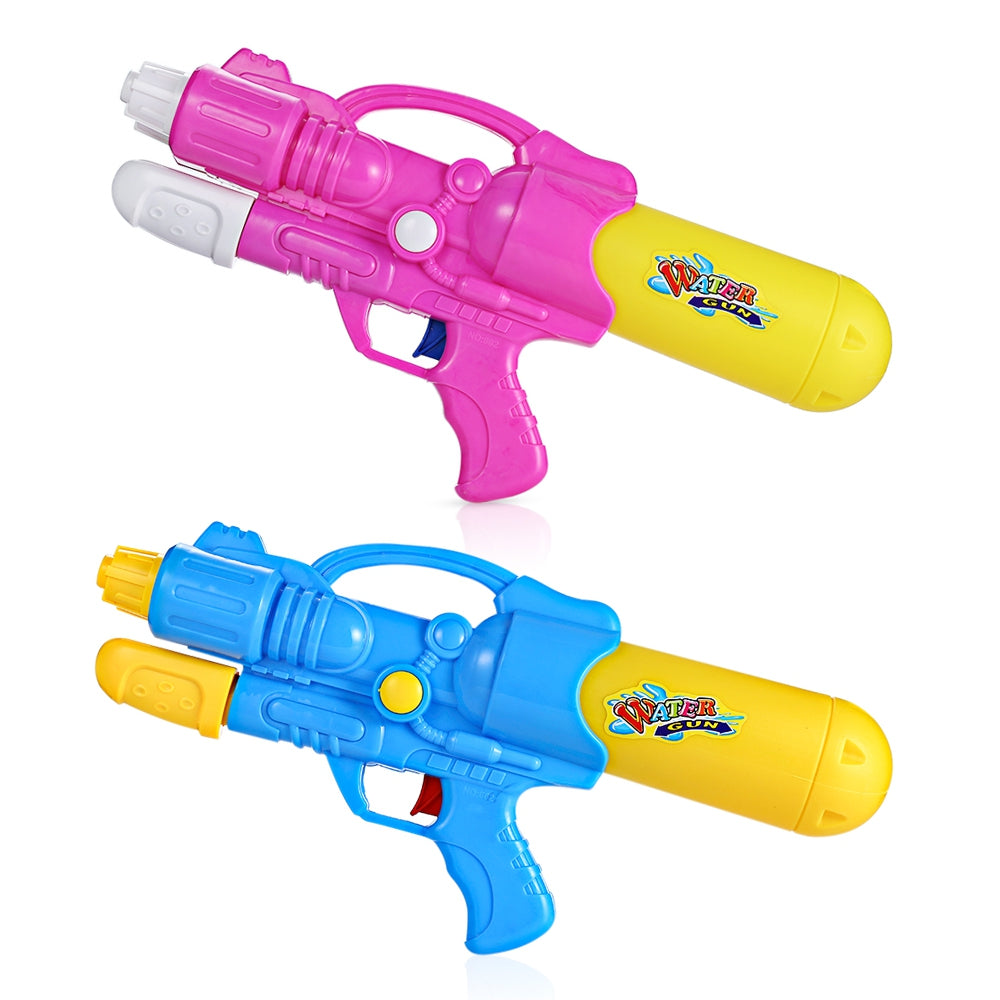 Dual Hole Nozzle Pull Water Gun Soaker Squirt Blaster Toy