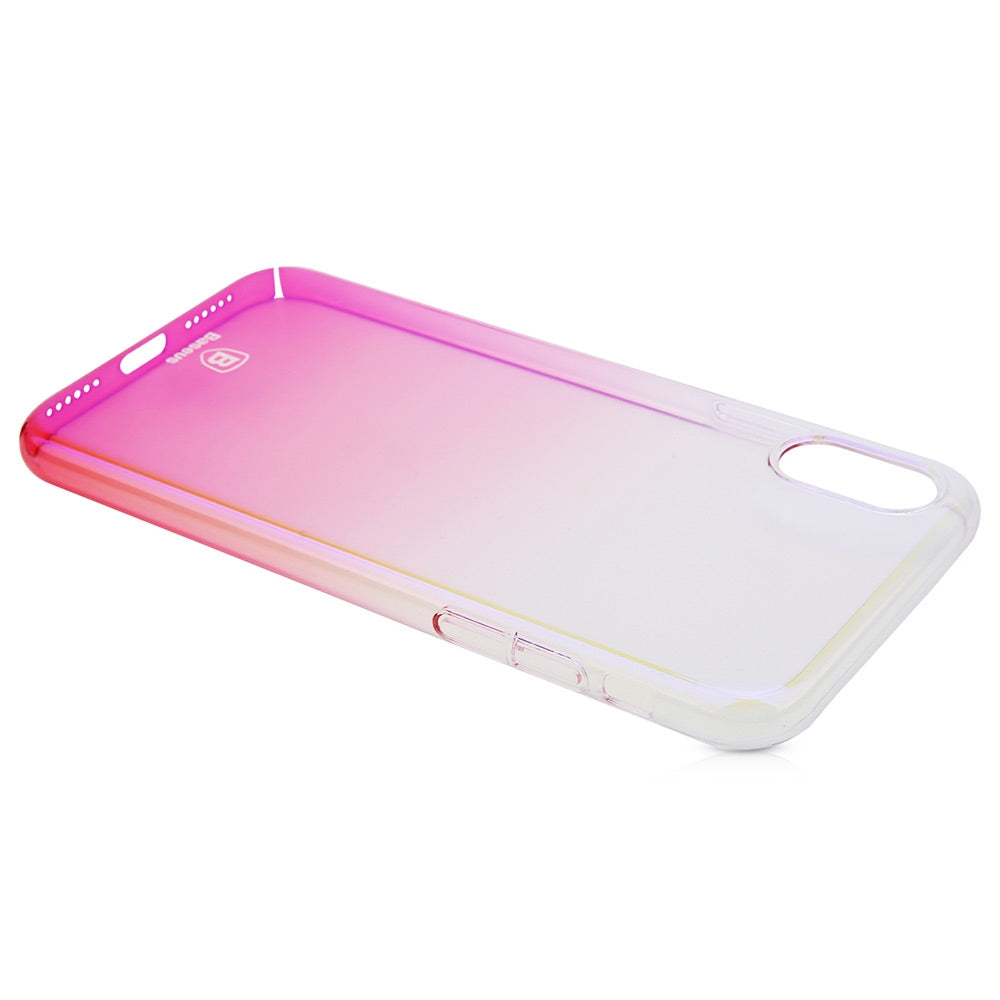 Baseus Glaze Case Ultra Slim PC Back Cover for iPhone X