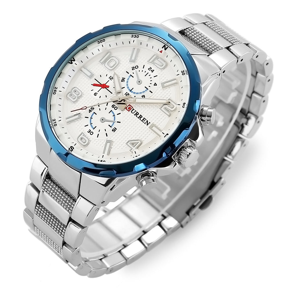 8276 Casual Bussiness Men Watch with Alloy Band