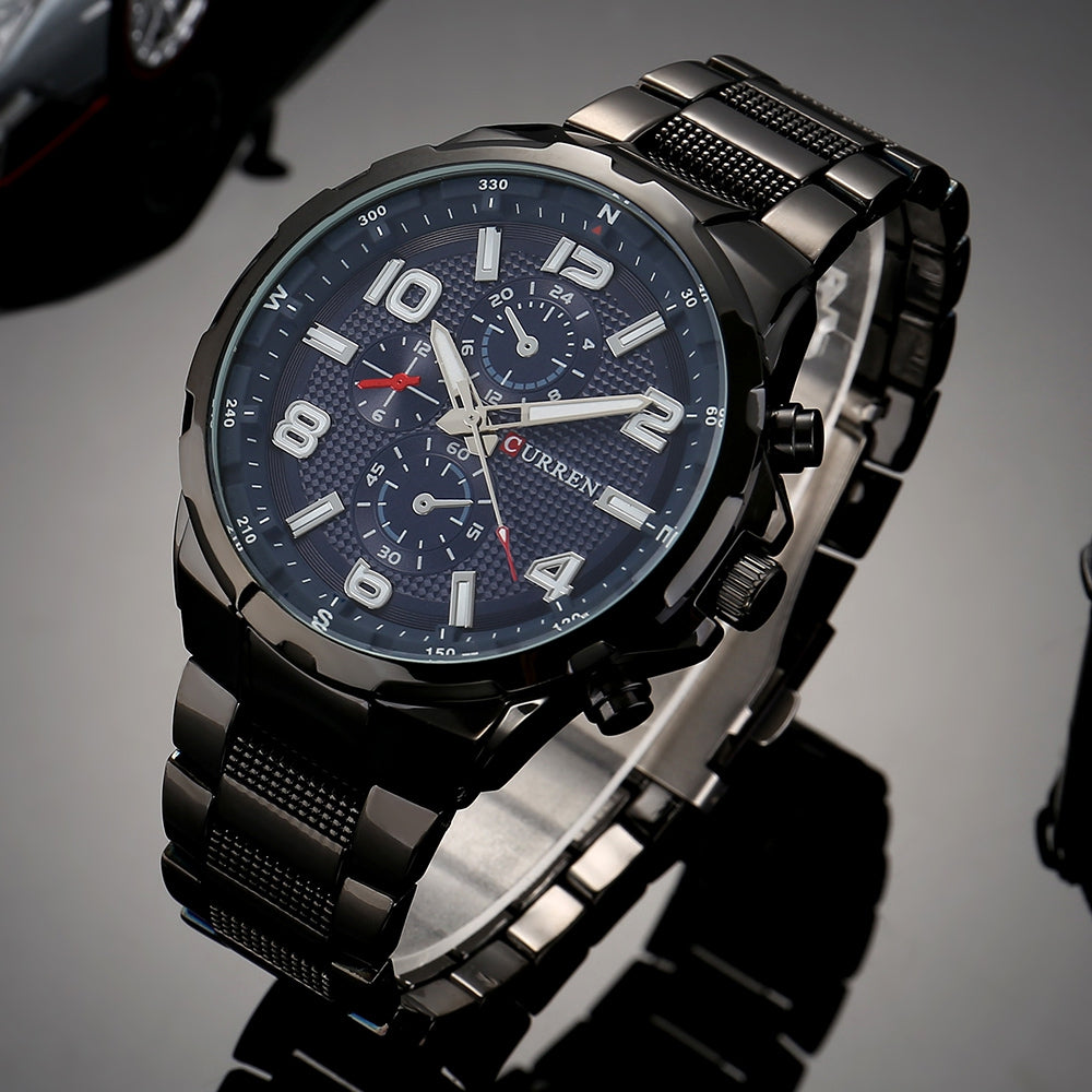 8276 Casual Bussiness Men Watch with Alloy Band