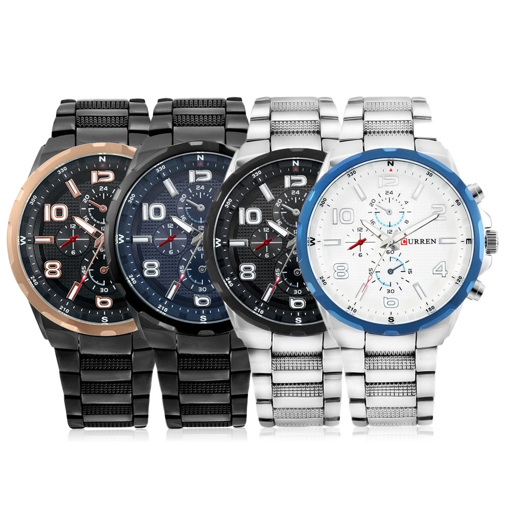 8276 Casual Bussiness Men Watch with Alloy Band